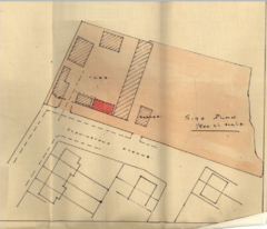 A. Webb & Co.'s sausage skin factory site plan